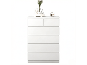 Buffet 4 tiroir(s) ARVELLA - 80 cm coloris blanc