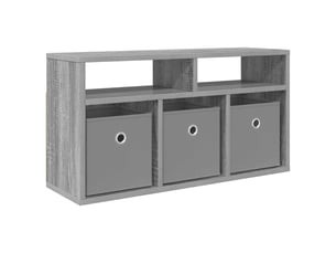 Armoire de rangement bureau avec tiroir gris sonoma 72x22,5x38 cm
