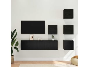 Meuble tv coloris noir 30.5 cm <strong></strong>  <strong></strong>