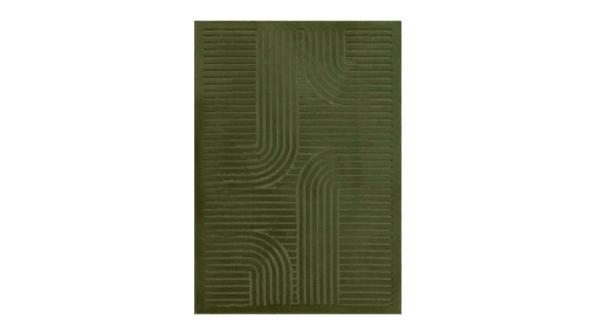 TAPIS 120X170 CM vert Conforama