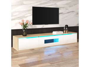 Meuble tv coloris bicolore 180 cm LPOSPI