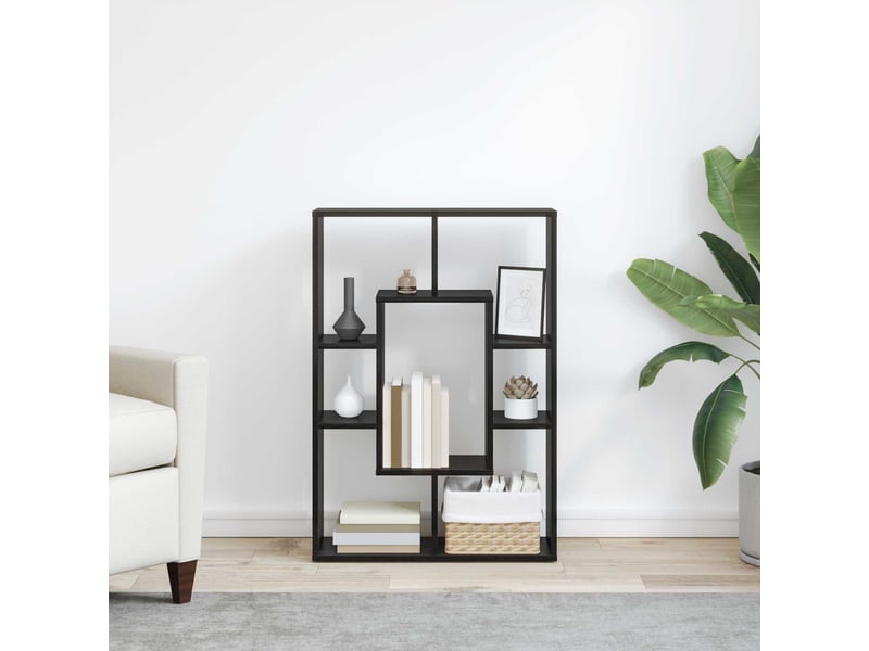  Bibliothèque 7 niveaux, armoire à livres 63 x 20 x 90 cm bois d'ingénierie  - Conforama D