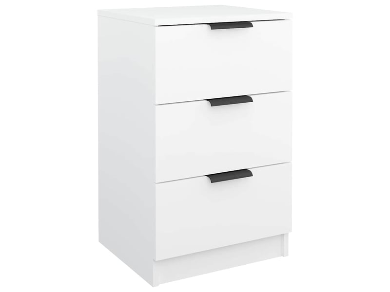 Table de chevet - cabinet de chevet - table de nuit blanc 40x36x65 cm  - Conforama A