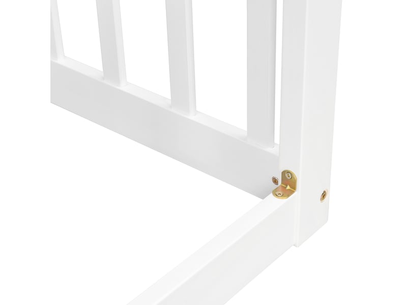 Lit cabane enfant 140x200 avec rangements et barrières evryae - Conforama A