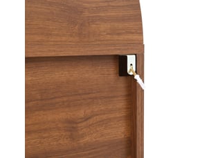 Buffet 4 porte(s)  2 tiroir(s) TCQPZ  - 80 cm coloris bois foncé 
