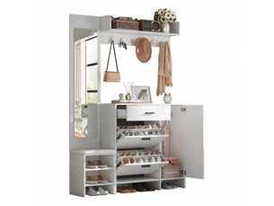 Console 0 tiroir(s)  coloris blanc <strong></strong> <strong></strong> - longueur 140 cm - 140 cm