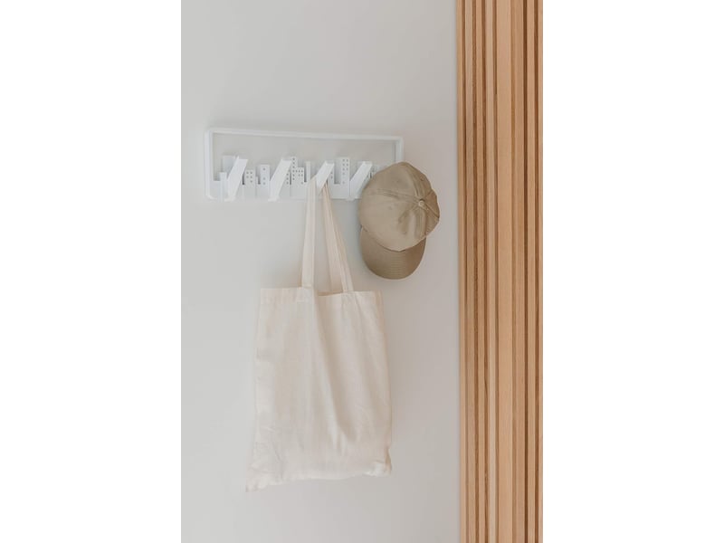  Porte-manteau mural moderne avec patères, avec 5 crochets, d'intérieur, blanc - xjd001171zls XJD001171ZLS - Conforama D