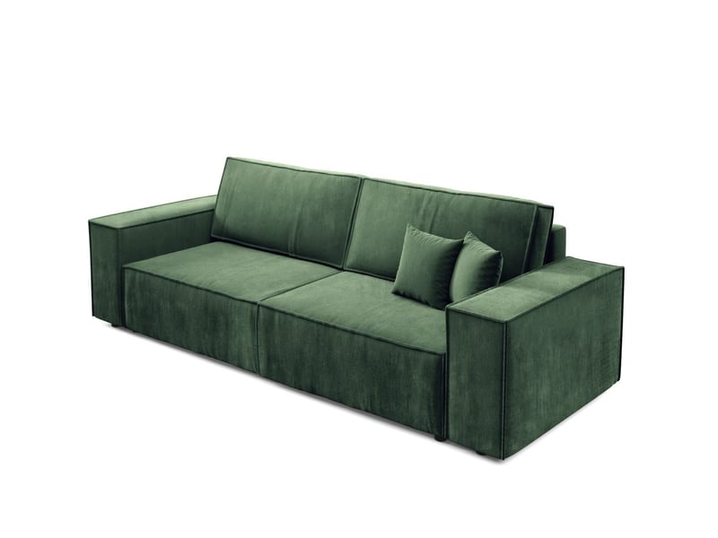  Canapé convertible mille mini vert  - Conforama D