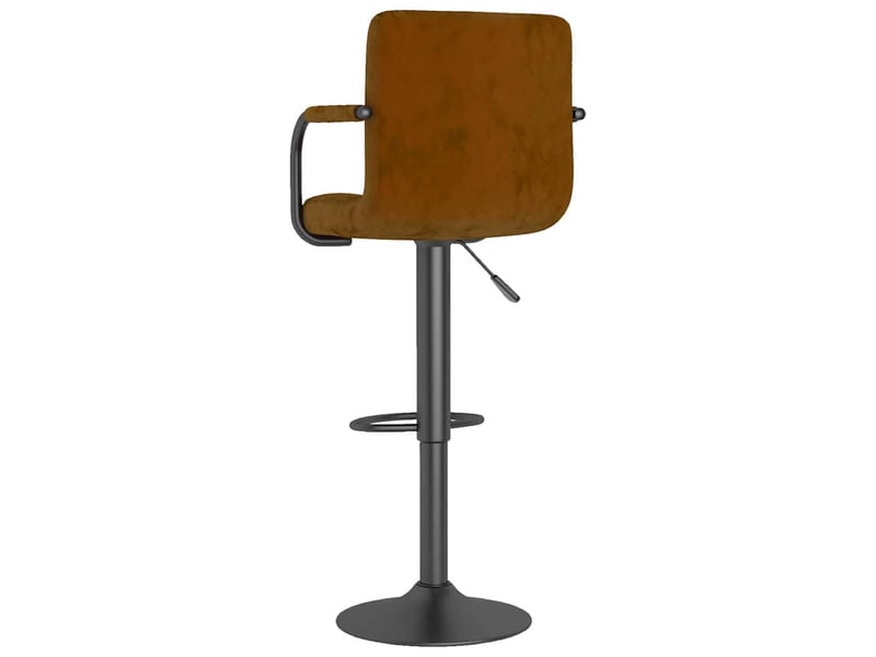  Tabouret de bar, chaise de bar marron velours shl34270  - Conforama E