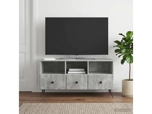 Meuble tv coloris gris 102 cm <strong></strong>  <strong></strong>