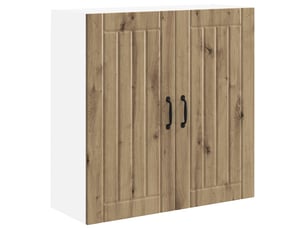 Meuble mural de cuisine, armoire de cuisine chêne artisanal 80x31x80cm shl1886