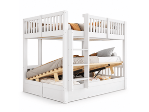 Lit superposé 140x200 cm OMNIGLINT TRADING LTD coloris blanc