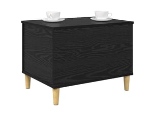 Table de chevet - cabinet de chevet - table de nuit chêne noir 60 x 44,5 x 45 cm