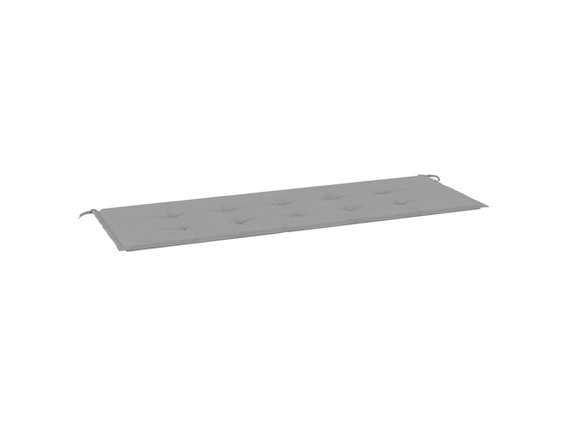 Coussin de banc de jardin, coussin d'assise gris 150x50x3 cm tissu oxford cf52727 - Conforama A