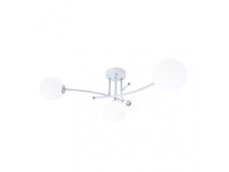  Fabrilamp la habana, lampe, moderne, 4 x g9, blancchromé, 25 x 59 x 59 cm 154554001 - Conforama E
