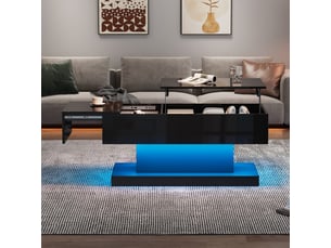 Table basse coloris noir <strong></strong> <strong></strong>
