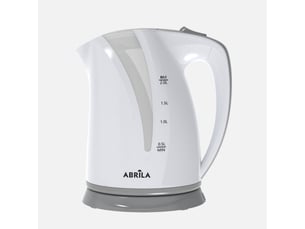 Bouilloire électrique fabrilamp peru 2 l 2200 w blanc et gris