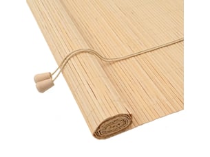 Store enrouleur, store à rouleau nature 150 x 160 cm bambou cf45350