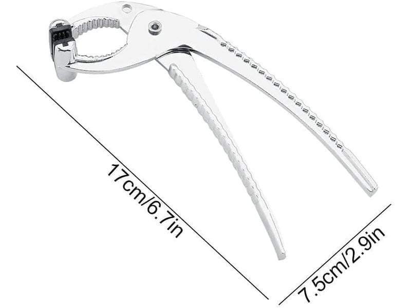  Pince à four, anti-brûlure bol clip,pince en acier inoxydable,anti-chaud anti-dérapant bol clip,clips anti-brûlure en acier inoxydabl ERFDS-GXD00906-GXD - Conforama B