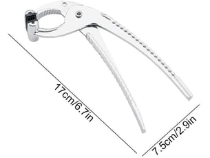 Pince à four, anti-brûlure bol clip,pince en acier inoxydable,anti-chaud anti-dérapant bol clip,clips anti-brûlure en acier inoxydabl