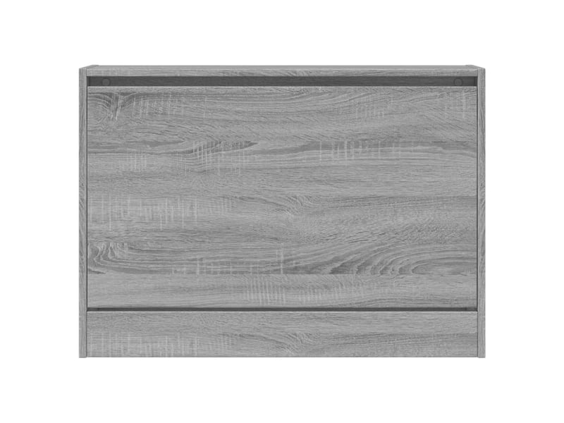  Meuble à chaussure, armoire à chaussures sonoma gris 80x21x57 cm bois d'ingénierie  - Conforama E