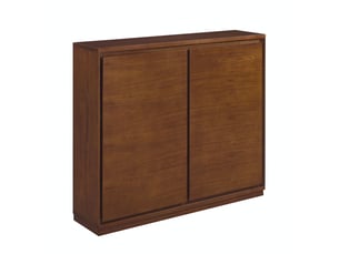 Buffet 2 porte(s) - 99 cm coloris bois foncé