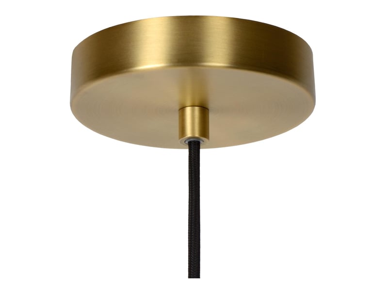 Suspension diam. 30 cm 1xe27 40 w dimmable ambre - lucide - maloto  - Conforama B