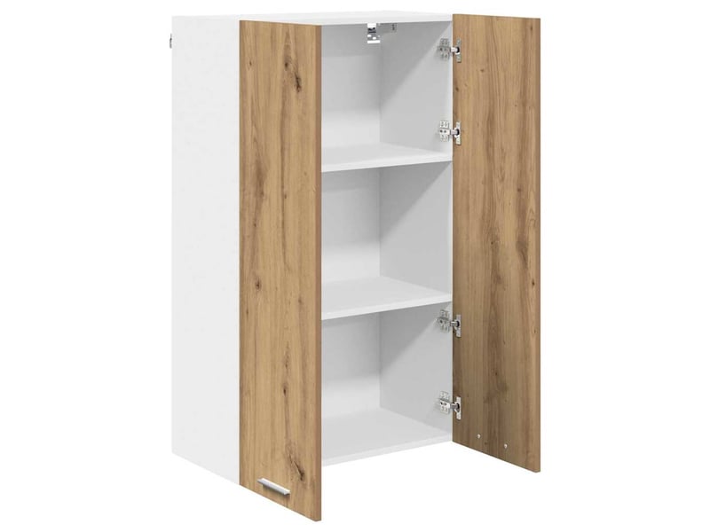 Meuble de rangement cuisine, armoire suspendue chêne artisanal 60x31x100cm shl568  - Conforama E