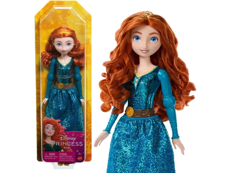  Poupée disney princess mattel hlw13 - mérida rebelle 194735120314 - Conforama A
