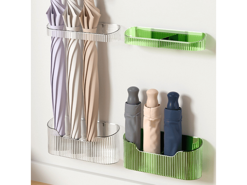  Porte-parapluie mural, support de rangement pour parapluies longs et courts, organisateur peu encombrant pour la maison et l'intérieur  - Conforama B