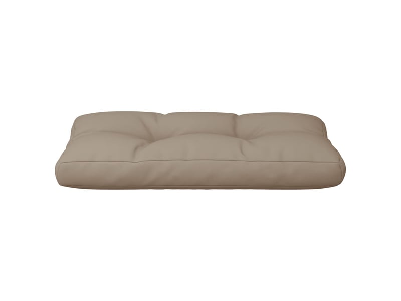  Coussin de palette, coussin de chaise, coussin de canapé taupe 80x40x12 cm tissu cf55470  - Conforama E