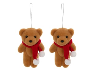 Sujet ourson polystyrène h.12cm marron