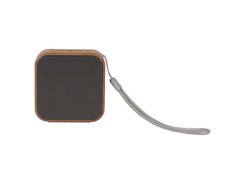  Enceinte sans fil 3w coloris gris et aspect bois avec dragonne - liena LIENA - Conforama A