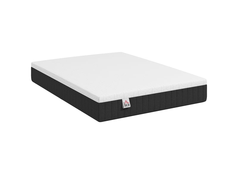  Matelas 140 x 190 cm, 25 cm d'épaisseur, mousse à mémoire de forme, ressorts ensachés 7 zones, fermeté moyenne  - Conforama A