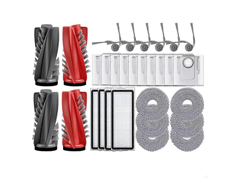 For roborock qrevo 5ae curv s5x 5a1 5xc curvc vacuum parts main roller side brush hepa filter mop cloth dust bag - Conforama A
