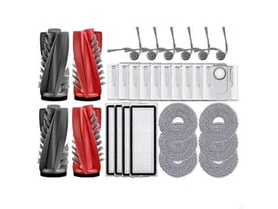 For roborock qrevo 5ae curv s5x 5a1 5xc curvc vacuum parts main roller side brush hepa filter mop cloth dust bag
