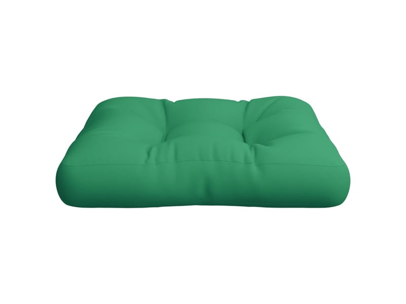  Coussin de palette, coussin de chaise, coussin de canapé vert 60x60x12 cm tissu cf55493  - Conforama E