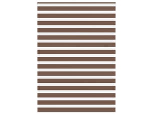 Store zèbre, store de fenêtre marron 155x200cm largeur du tissu 150,9cm polyester cf48689