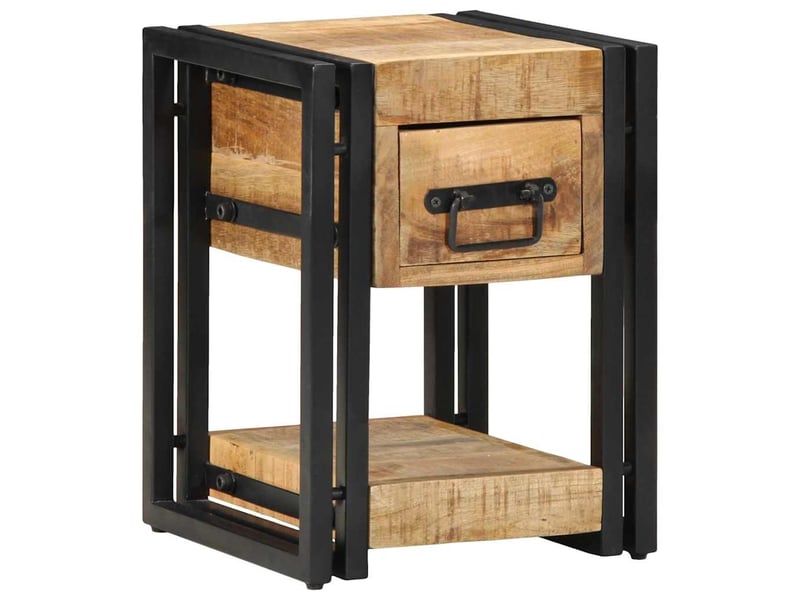  Table de chevet - cabinet de chevet - table de nuit 2 pc marron 30 x 30 x 40 cm  - Conforama C
