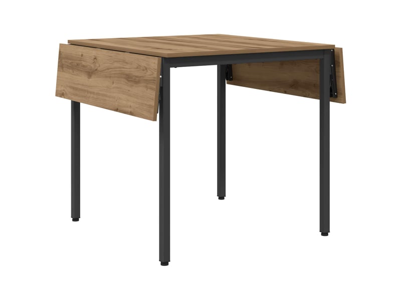  Vidaxl table à manger extensible 120 x 81,5 x 75 cm bois d'ingénierie  - Conforama E