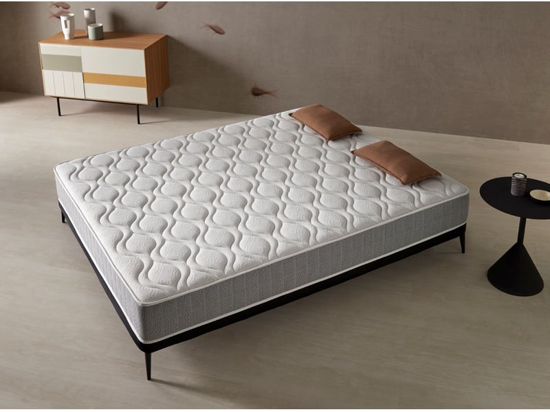 Matelas à mémoire de forme au gel luxury cool - mi-ferme, 4 cm de mémoire de forme au gel, cœur zigzag 8435720068337 - Conforama B