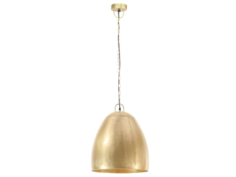  Lampe suspendue, suspension luminaire industrielle 25 w laiton rond 42 cm e27  - Conforama D