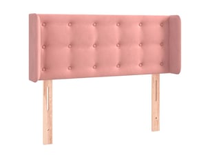 Tete de lit A poser largeur 93 cm rose