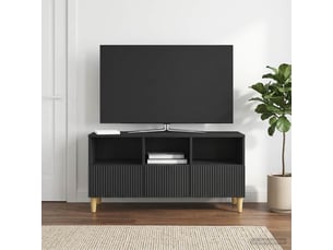 Meuble tv coloris noir 102 cm <strong></strong>  <strong></strong>