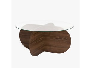 Table basse  coloris marron MOBILIER DECO 