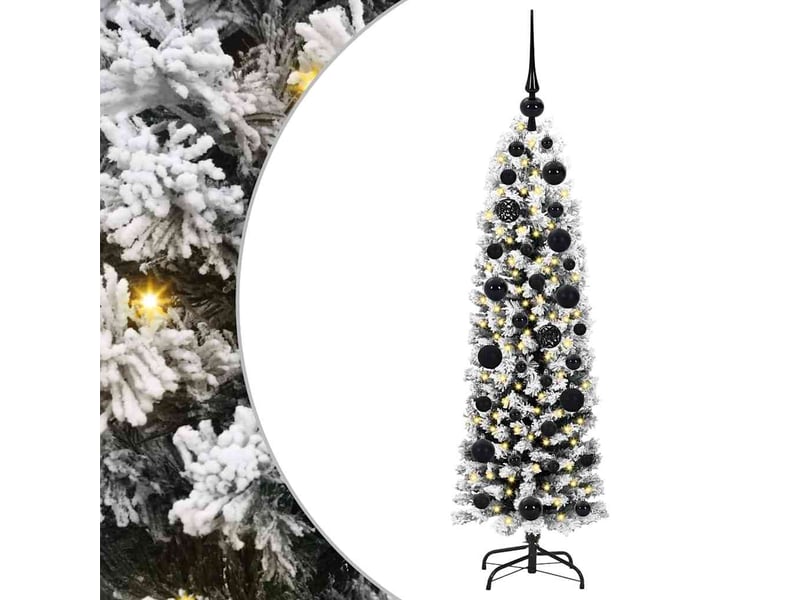 Sapin de noël artificiel, arbre de noël vert 120 cm pvc et acier et plastique shl9740 - Conforama A