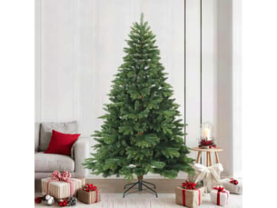 Sapin de noël artificiel, arbre de noël à branches articulées vert 240 cm shl4392