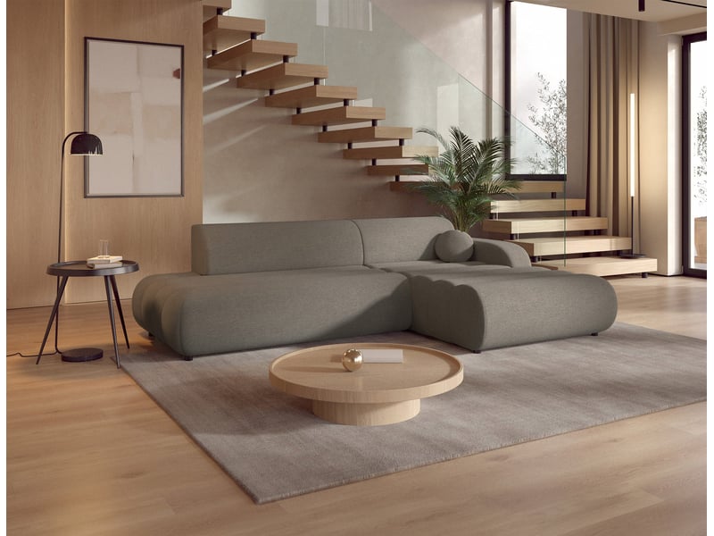 Selsey arione - canapé d'angle convertible - 283 cm - chenille gris Arione - Conforama C