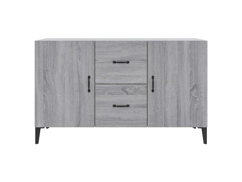  Buffet - bahut - meuble de rangement sonoma gris 100x36x60 cm bois d'ingénierie  - Conforama E