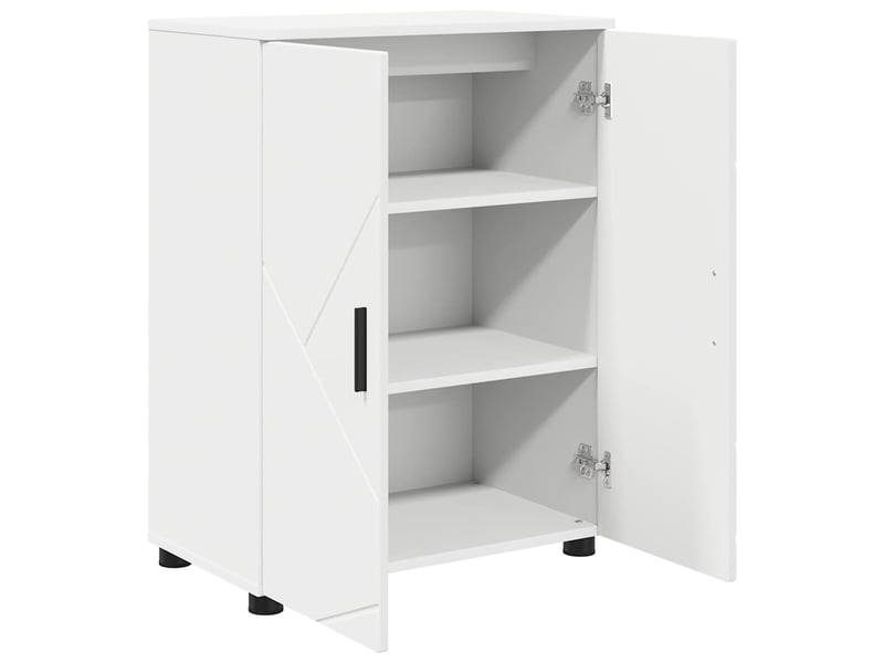  Cabinet de salle de bain, armoire salle de bain blanc 60 x 35 x 80 cm cf65241  - Conforama E